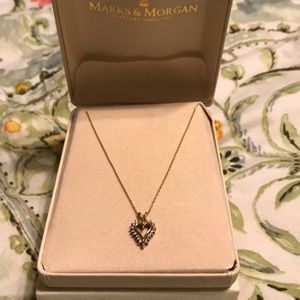 Beautiful Marks & Morgan diamond heart necklace